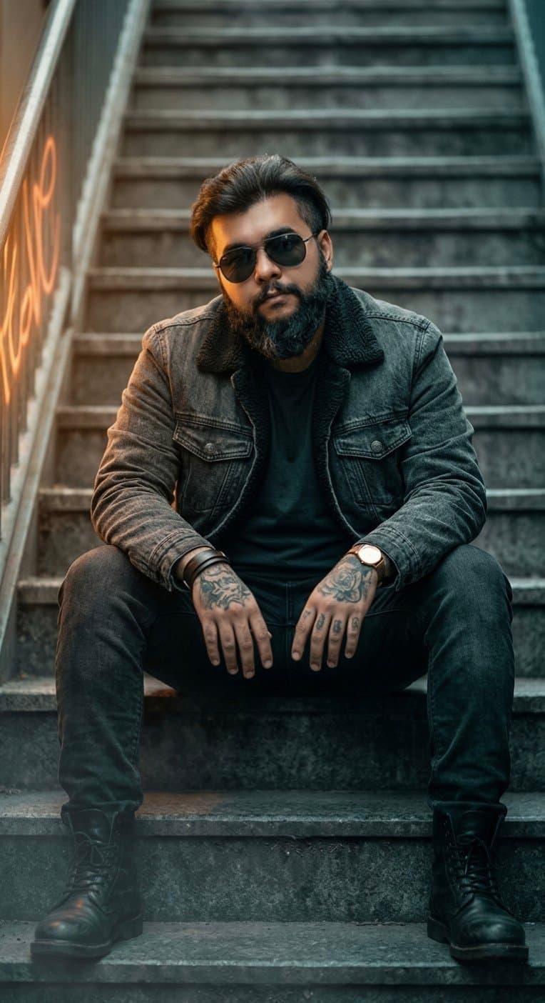 Urban Rebel Editorial - AI prompt example by MangoXPrompts